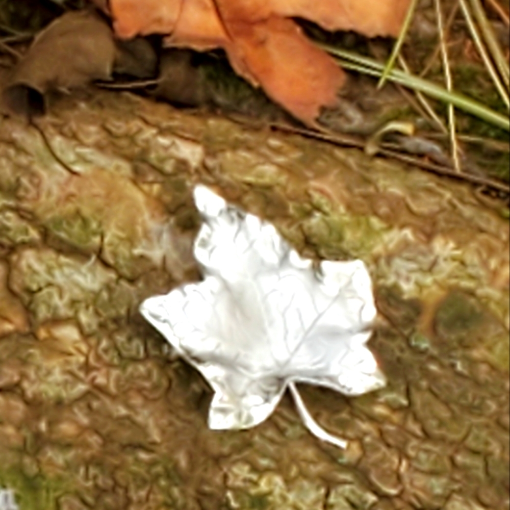 Vintage Sterling Harry S. Bick & Son Leaf Brooch